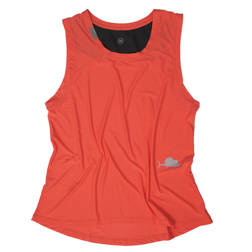 Women's Zero Singlet - persimmon / S