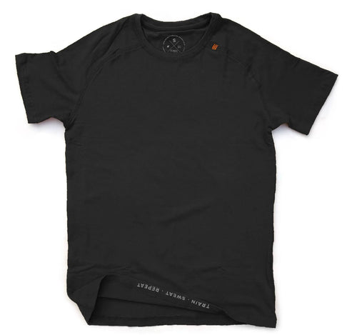 Men's Raglan - Black / S